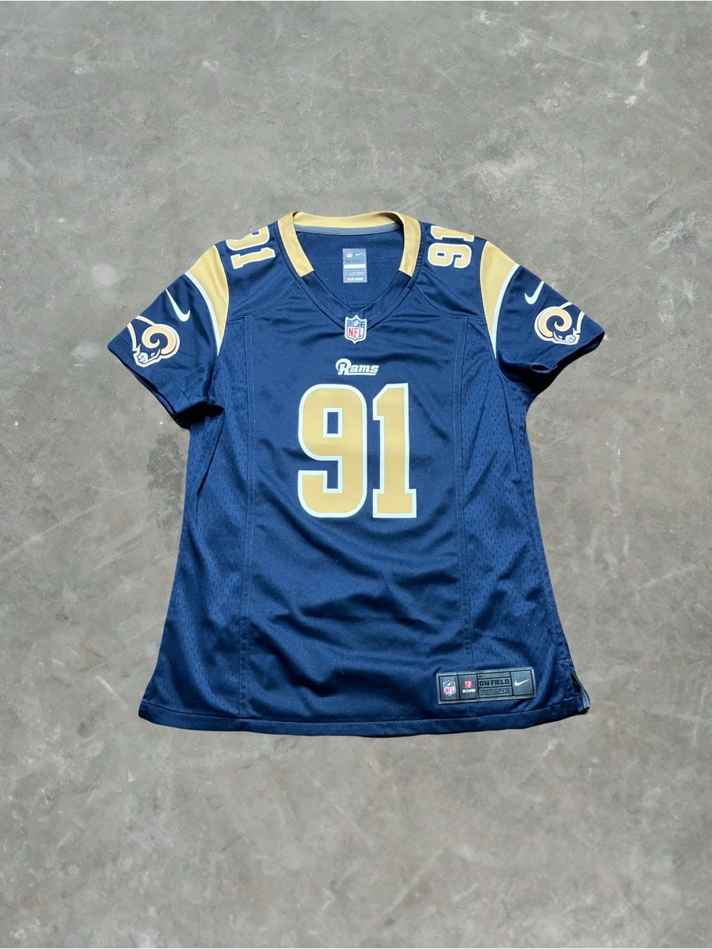 Nike Los Angeles Rams Chris Long NFL Football Jersey Womens Size M Navy
